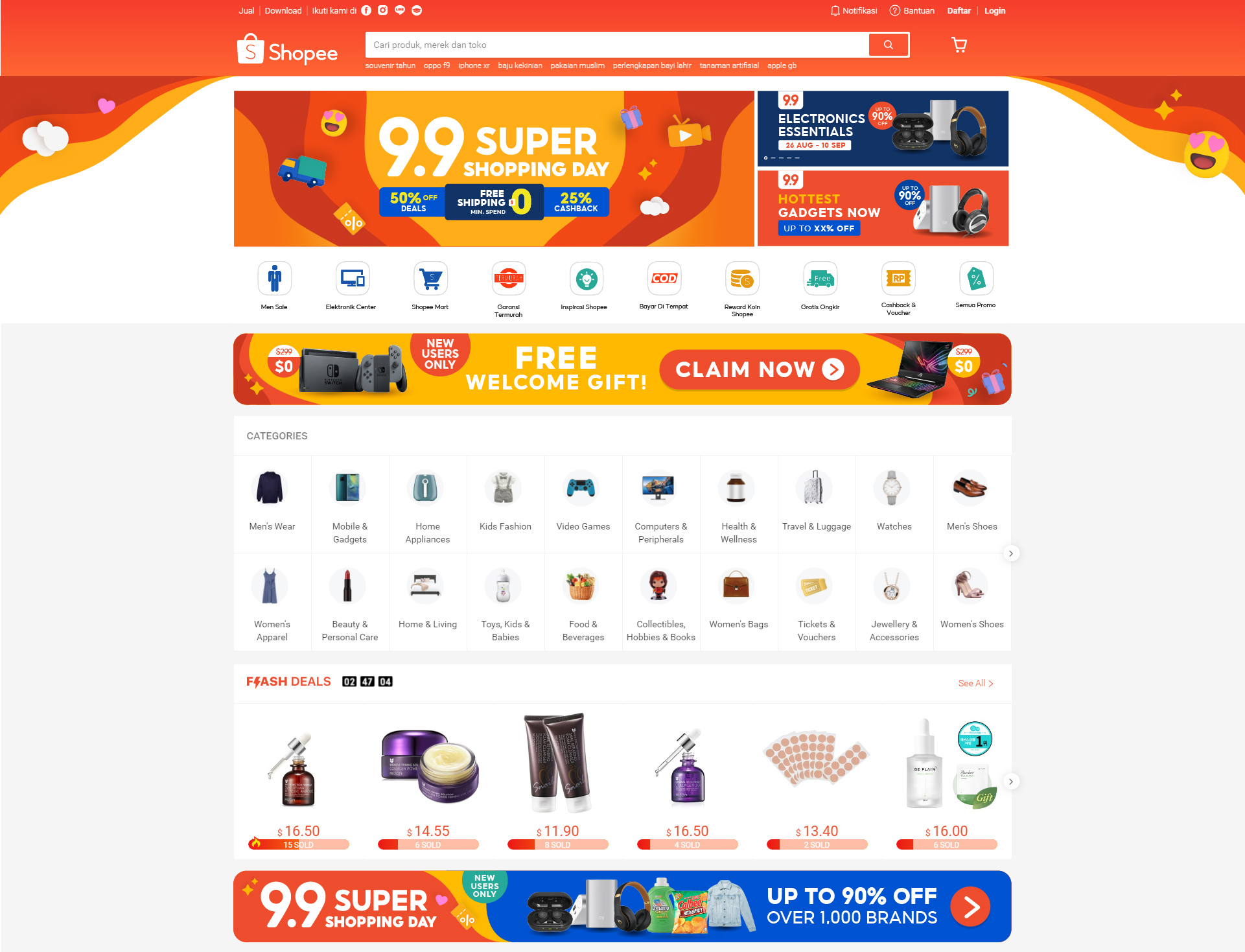 Campaign 9.9 desktop view
